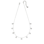Silver Swarovski® Crystal Charm Necklace