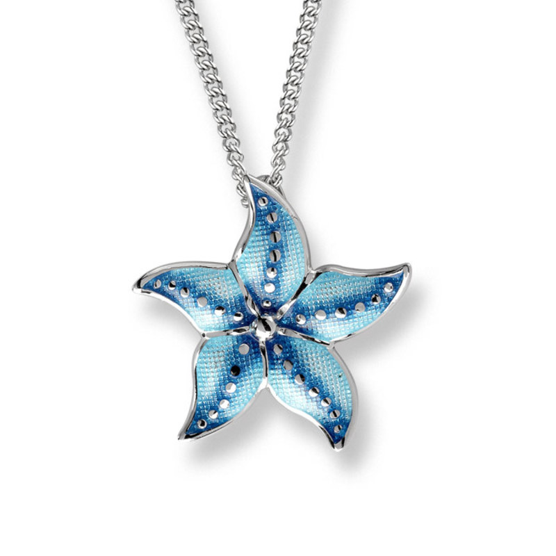 Nicole Barr Blue Sea Star Necklace