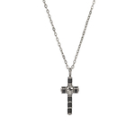 Steel Cross Pendant and Chain
