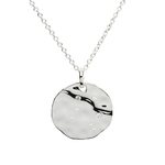 Unique&Co Silver Zodiac Necklace - Libra