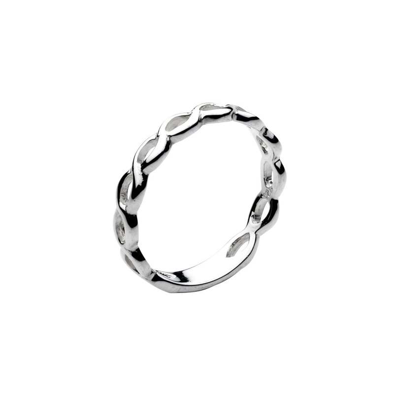 Heritage Celtic Two Twist Silver Ring