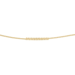 9ct Yellow Gold Curb Chain - 18 inch