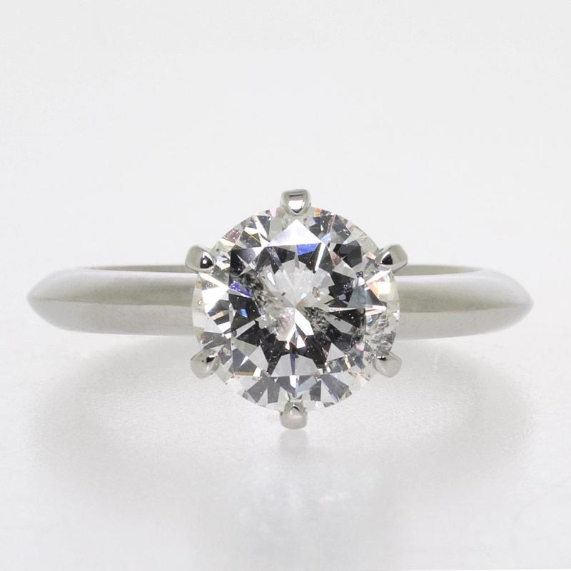 Pre-owned Platinum Diamond Solitaire Ring