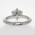Pre-owned Platinum Diamond Solitaire Ring