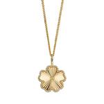 Flower Pendant in 9ct Yellow Gold