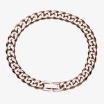 Rose Gold Plated Steel Curb Link 20 Inch Chain