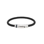 Unique&Co Black Leather Bracelet