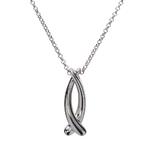 Sterling Silver 925 Pendant with Rhodium Plating