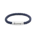 Unique&Co Blue Leather Bracelet