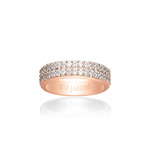 Sif Jakobs Corte Due Rose Gold Plated Ring