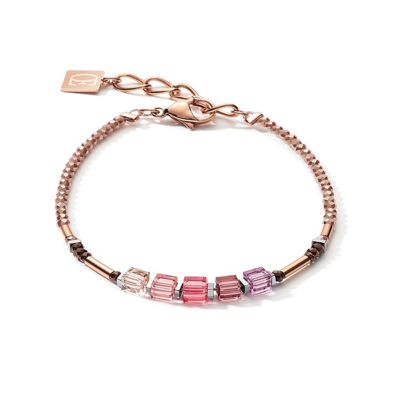 Pink-Lilac GeoCUBE Bracelet