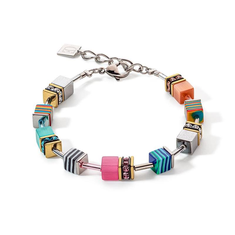 Multicolour GeoCUBE® Candy Bracelet