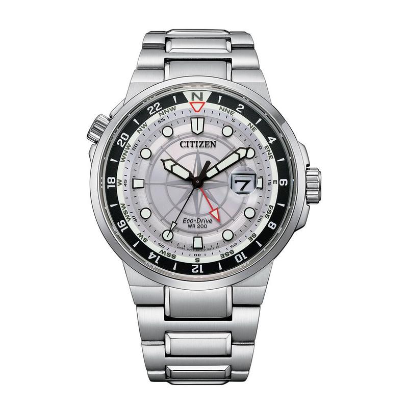 Men's Endeavour GMT Watch with White Dial