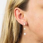 Fresh Water Pearl Drop 9ct Earrings