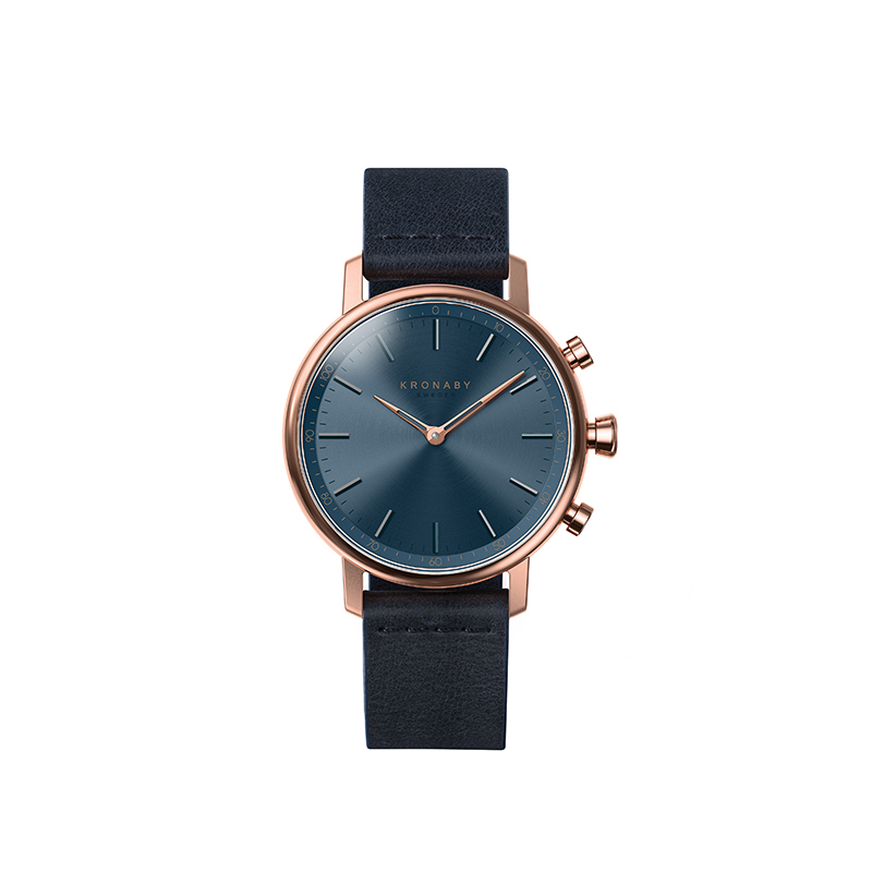 Kronaby Rose Gold / Blue Ladies Hybrid-Smartwatch