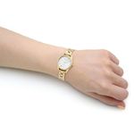 Eco-Drive Silhouette Gold Plated Bracelet Watch
