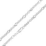 18" 6.5mm Oval Rounded Belcher Silver Chain
