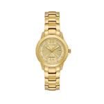 Ladies Silouhette Gold Plated Eco-Drive Watch