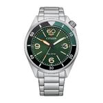 Eco-Drive Sports Watch with Green Dial