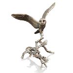 Barn Owl with Acorns Bronze