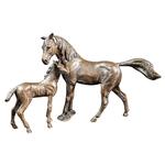 Mare & Foal Bronze