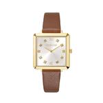 Watch Iconic Square Gold White Sunray Watch