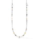 Necklace GeoCUBE® Multitask 4-in-1 Gold-Silver