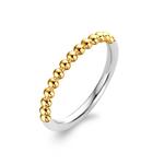 Beaded Gold Plated SIlver Stacking Ring