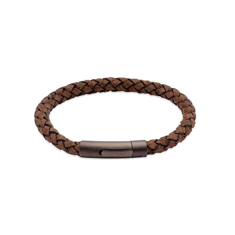 Unique&Co Coconut Brown Leather Bracelet
