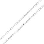 20" 5mm Paperchain Link SIlver Chain