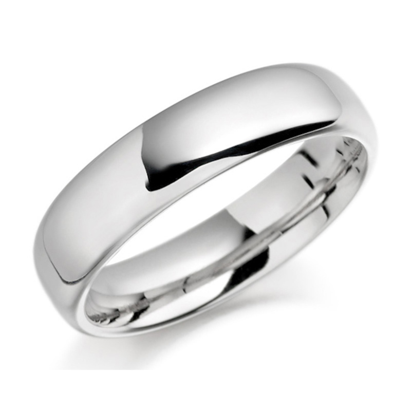 Perpetual 5mm 18ct White Gold Wedding Band