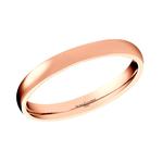 Simplicity 2.5mm Court 18ct Rose Gold Wedding Band