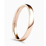 Extensive 2mm Court 18ct Rose Gold Wedding Band