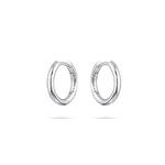 15mm Sterling Silver Hoop Earrings