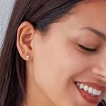 Miniatures Moonlight Stud Silver Earrings