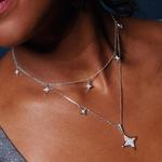 Astoria Glitz Silver & Cubic Zirconia Necklace