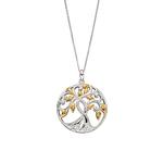 Tree of Life Gold Plated Sterling Silver Pendant
