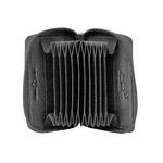 Black Leather Zipped Concertina Card Holder