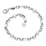 Revival Astoria Figaro Pearl Chain Link Bracelet