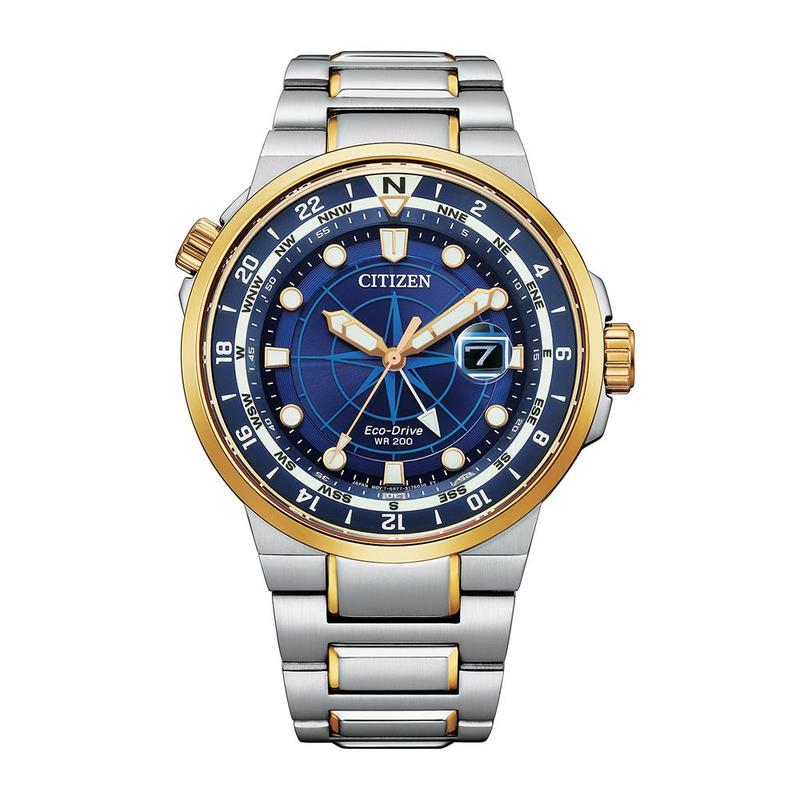 Men's Endeavor GMT Watch With Blue Dial