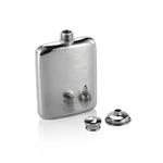 Pewter Impression Hip Flask Gift Boxed