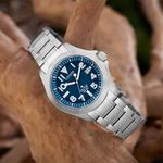 Eco-Drive Super Titanium Watch with Blue Dial