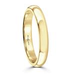 Always 3mm Court 18ct Yellow Gold Wedding Ring