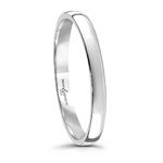 Simplicity 2mm Court Platinum Wedding Ring