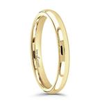 Sleek 2.5mm Court 18ct Yellow Gold Wedding Ring