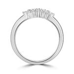 Royal 0.32ct Diamond Shaped Platinum Ring