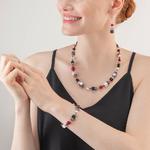 GeoCUBE® Iconic Precious Necklace Black & Red