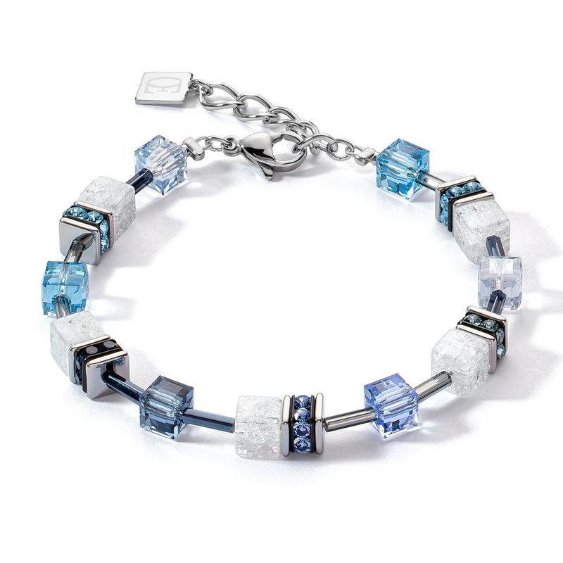 GeoCUBE® Iconic Nature Bracelet Blue & White
