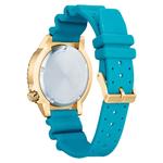 Eco-Drive Dive Gold Plated Watch with Teal Strap