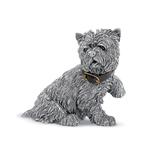 Terrier Hallmarked Silver Coated Figurine